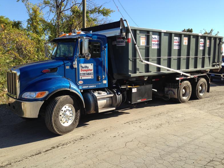 thrifty dumpster commercial dumpster truck