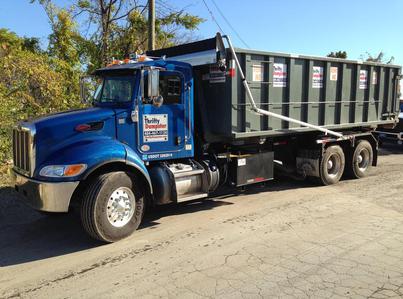 30 yard dumpster on truck